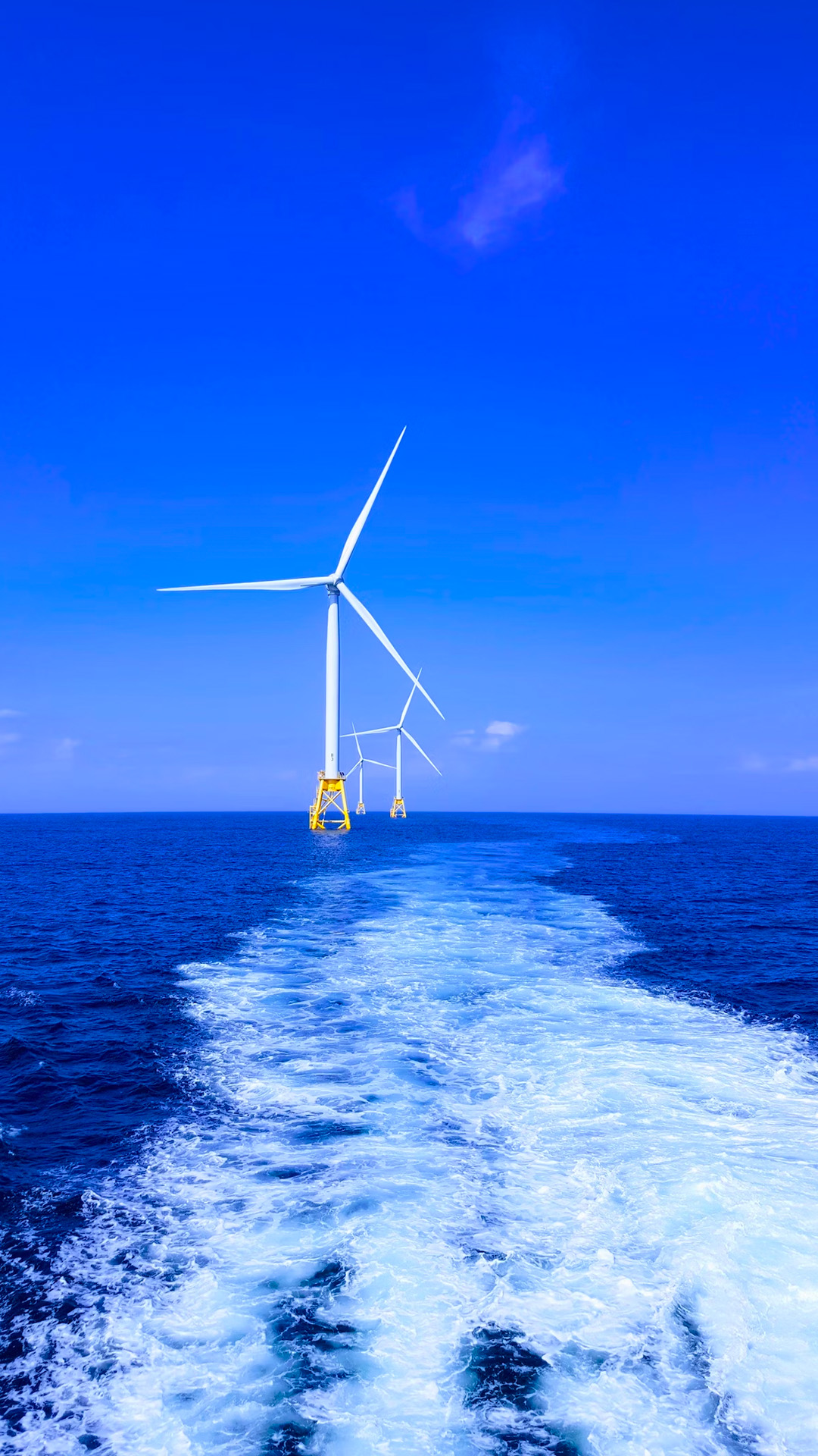 Wind turbines op zee