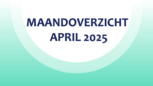 Maandoverzicht april