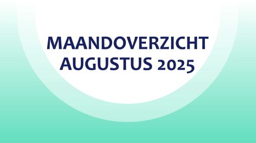 Maandoverzicht augustus