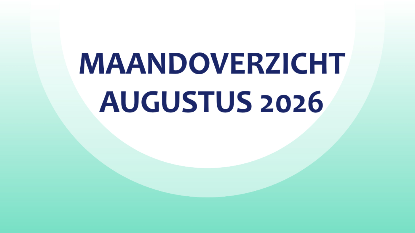 Maandoverzicht augustus 2026